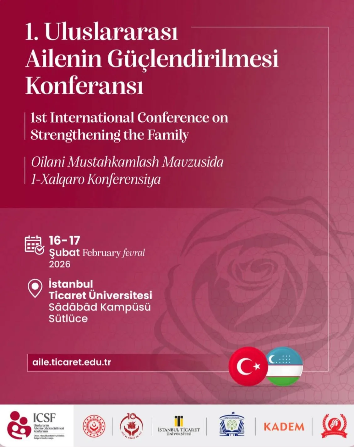 “1. Uluslararası Ailenin Güçlendirilmesi Konferansı”