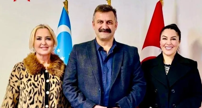 Türk Dünyası Federasyonu Başkanı Muhammet Arif Genç  ve  Psikolog-Danışman ve Yazar Ergül Önder 
