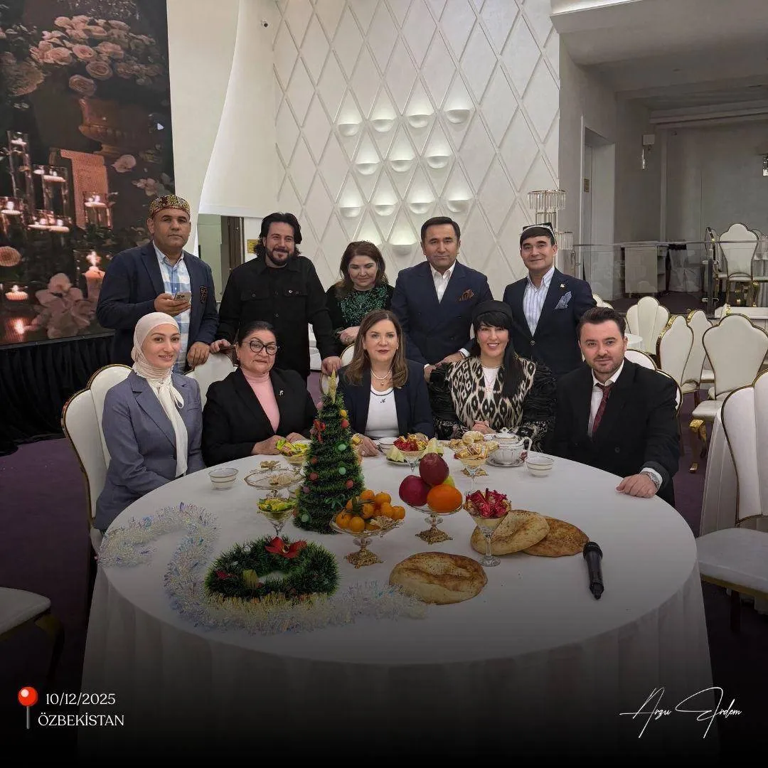 Dernek Başkanımız Özbekistan Televizyonu’nun Yılbaşı Özel Programına Katıldı