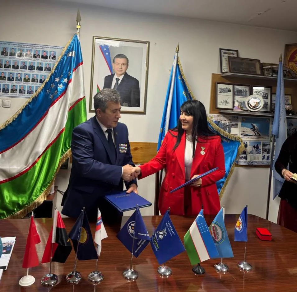 Ozoda Islomova, Özbekistan Cumhuriyeti "Gazi" Savaşçı-Gazi ve Engelliler Birliği memorandumu - 2