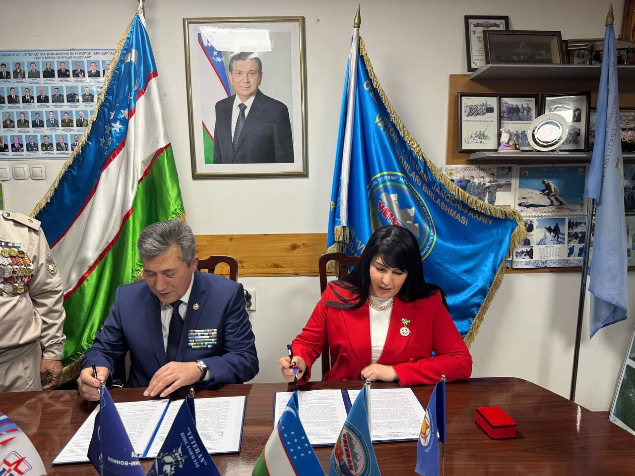 Ozoda Islomova, Özbekistan Cumhuriyeti "Gazi" Savaşçı-Gazi ve Engelliler Birliği memorandumu - 1