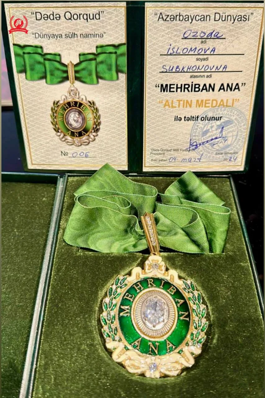 MEHRIBAN ANA ALTIN MADALYASI - 1