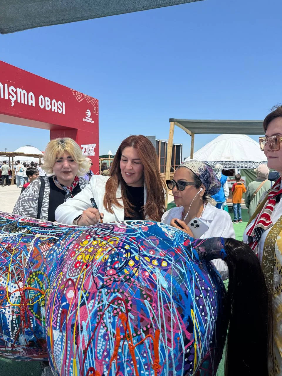 İstanbul Etnospor Kültür Festivali'nde Özbek Kültürü ve Mutfağı Rüzgarı! - 3